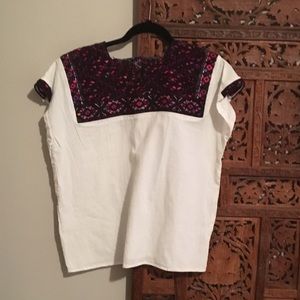 Handmade blouse from Mexico